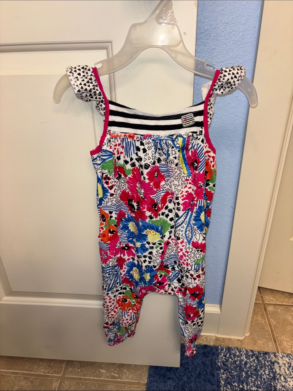 deux par deux Multicolor Floral Romper jumpsuit multi color 3
